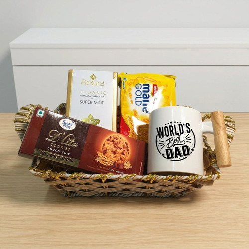 World’s Best Dad Gift Set – Love care sweet combo