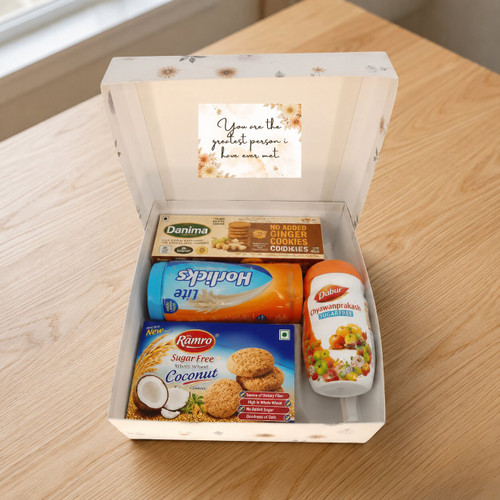 Sugar Free Wellness Hamper with Horlicks & Dabur Chyawanprash