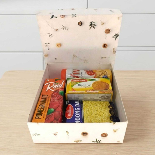 Nutritious Treat Box with Juice, Biscuits & Snacks JNK-7155
