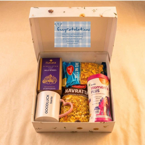 Thoughtful Celebration Hamper with Snacks & Custom Printed Mug SK-2733