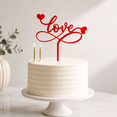 Love Design Acrylic Cake Topper DKG-764