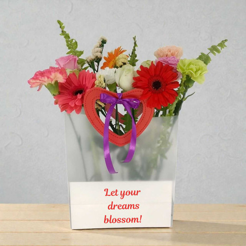 Let Your Dreams Blossom Flower Bag