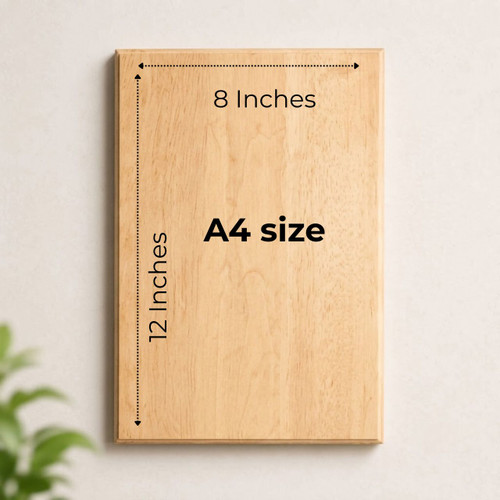 Customizable Wooden Plaque (A4-Size) WPH-23
