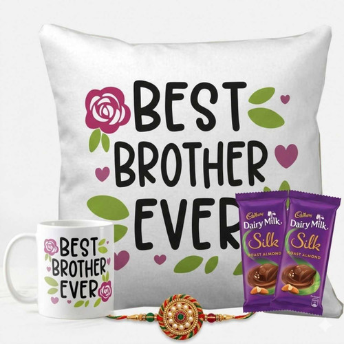 Best Brother Ever Rakhi Gift Combo Set DKG-815