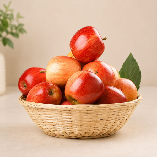 Fresh Fuji Apple Round Gift Basket (3kg+)