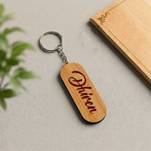 Personalized Wooden Keychain SK-2999
