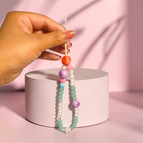 Colorful Beaded Mobile Phone Charm MKH-01