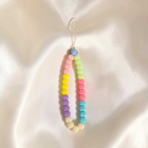 Multicolor Beaded Mobile Charm Strap MKH-25