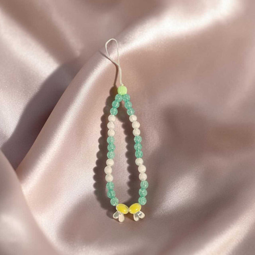 Bunny Design Beaded Keychain, Mobile Strap & Bag Accessory- Color May Vary MKH-18