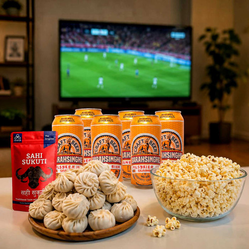 Barahsinghe Beers & Momo Party Hamper