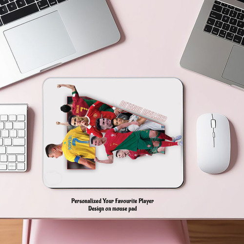 Personalized Football Player Design Mouse Pad