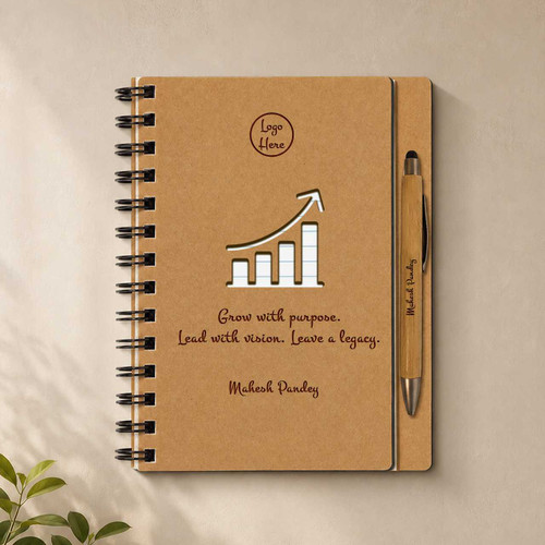 Personalized Corporate Growth Notebook Set With Pen SK-3065