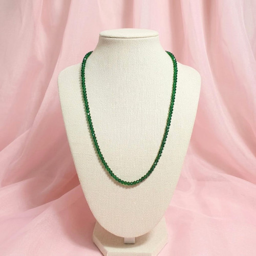 Handcrafted Green Crystal Necklace