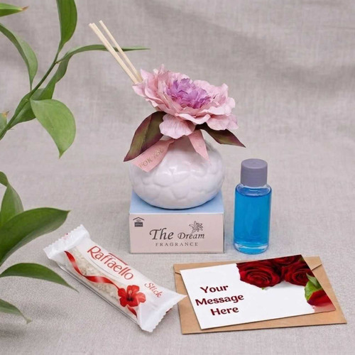 Aromatic Diffuser & Raffaello Sweet Treat Gift Set