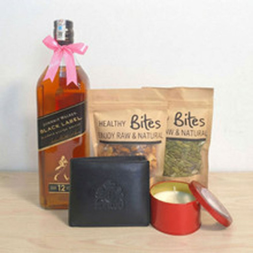 Black Label with Wallet, Candle, Walnuts & Pumpkin Seeds