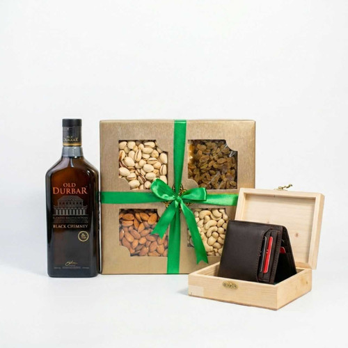 Whisky 750ml with Wallet & Dry Nuts JNK-7414