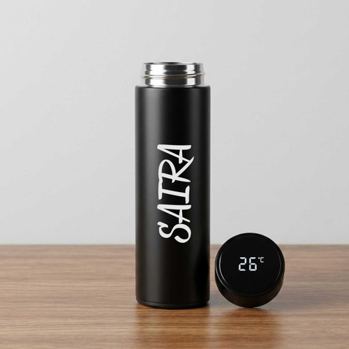 Custom Name Printed Insulated Temperature Bottle SPM-801