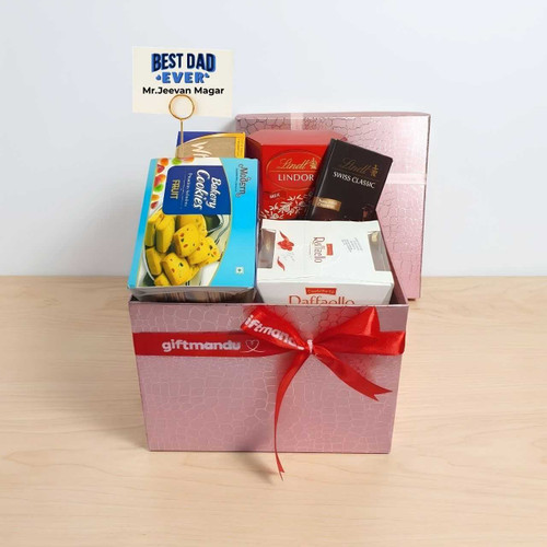 Premium Chocolates, Biscuits & Cookies Gift Box JNK-7444