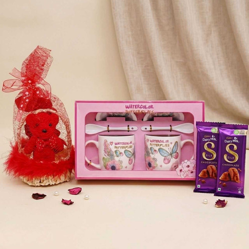 Cute Teddy & Chocolate Gift Hamper SK-3199