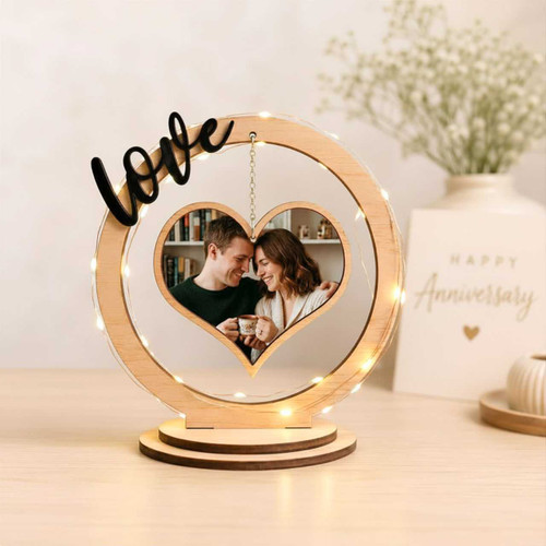 Love-Themed Photo Frame with LED Fairy Lights JNK-7481