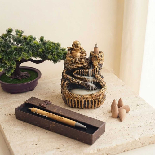 Personalized Peace & Prosperity Gift Set With Bamboo Pen SK-3280