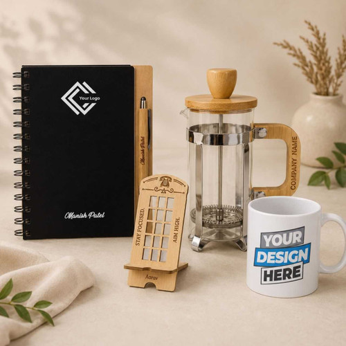 Personalized Executive Coffee & Workspace Gift Set DKG-1176