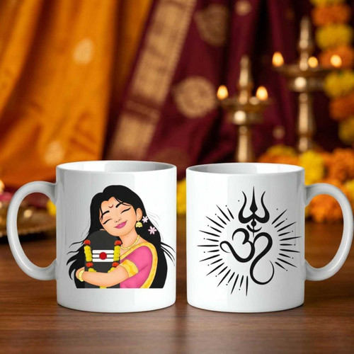 Om & Shiva Devotion Mug AM-395