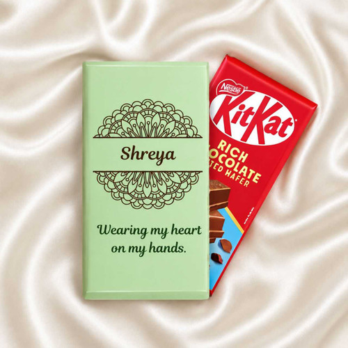 Personalized KitKat Chocolate Gift with Custom Wrapper SK-3303