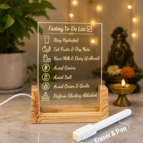 Reusable LED Acrylic Writing Board | Write Your Own Reminders SPM-806