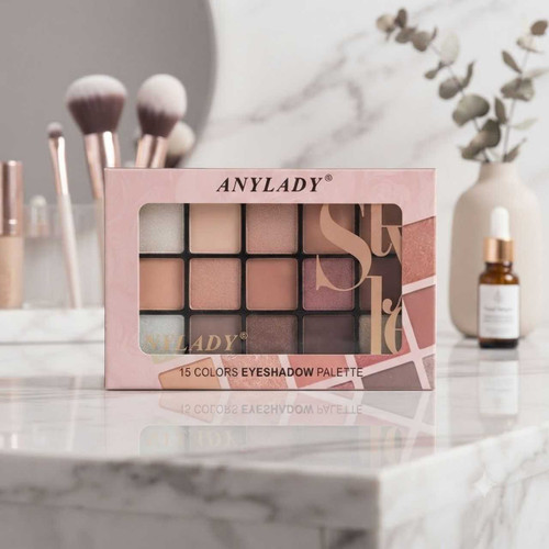 ANYLADY 15 Shades Eyeshadow Palette 15g – Shade 02 6933495865929