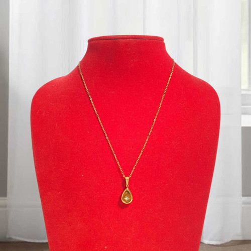 Teardrop Starburst Necklace JL-133