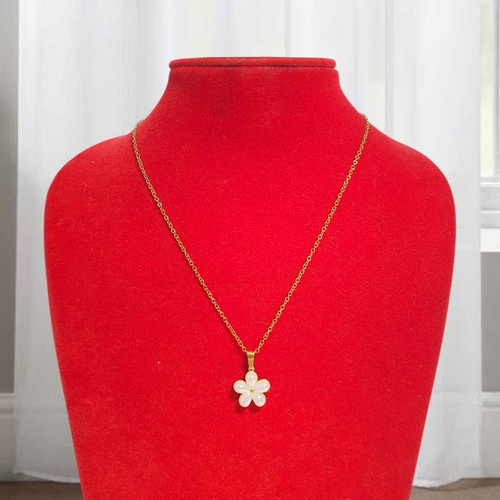 Iridescent Flower Necklace JL-141