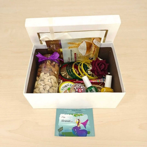 Shrawan Gift Box with Accessories & Dry Nuts JNK-7532