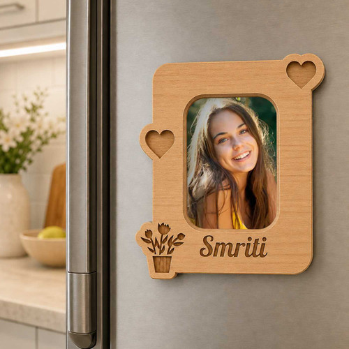 Personalized Wooden Fridge Magnet SK-3326