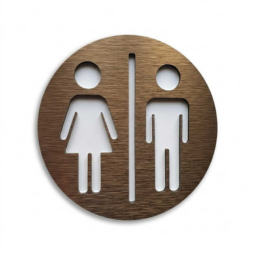 Custom Male & Female Washroom Sign DKG-1303
