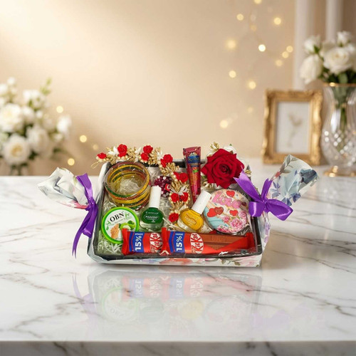 Accessories & Chocolates Gift Box JNK-7562