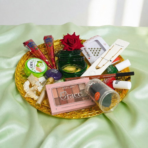 Festive Shrawan Beauty Gift Tray JNK-7589