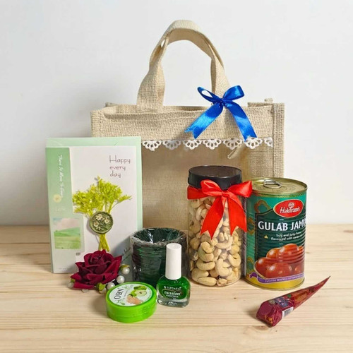 Greeting Card, Bangles & Cashew Gift Set DKG-1403