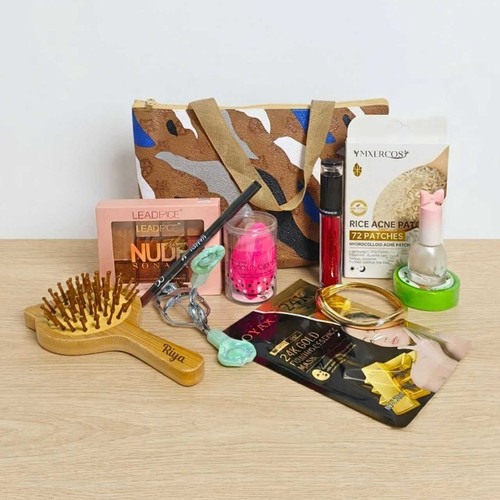Rice Acne Patch, Eyeliner & Eyelash Curler Gift Set DKG-1436