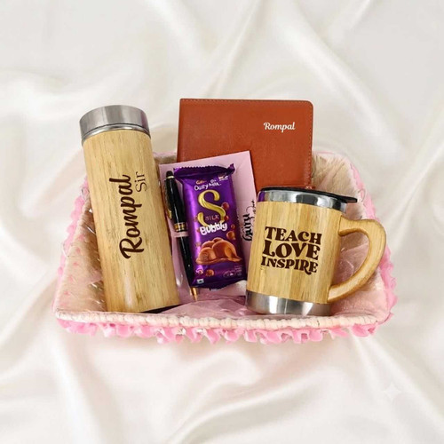 Chocolate, Notebook & Bottle Gift Set DKG-1446