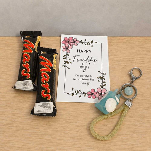 Mars Chocolate & Bird Design Keyring Gift Set DKG-1481