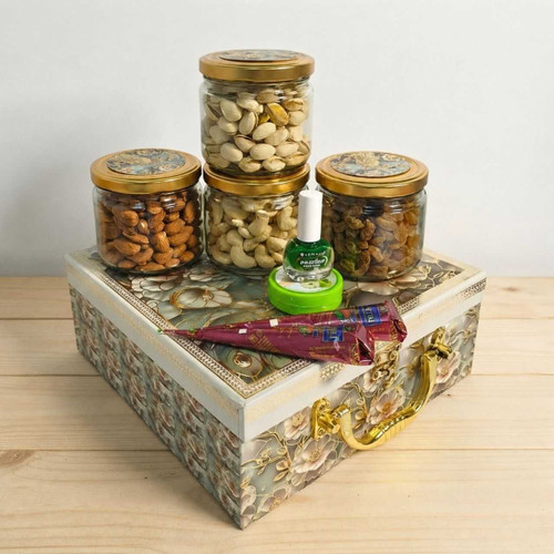 Dry Nuts & Mehendi Gift Set DKG-1501