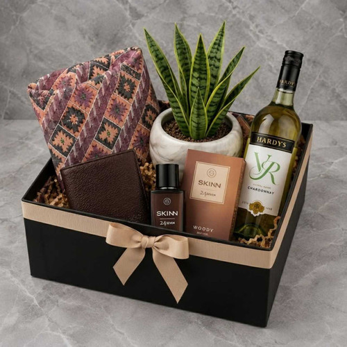 Luxe Chardonnay & Dhaka Gentleman's Set