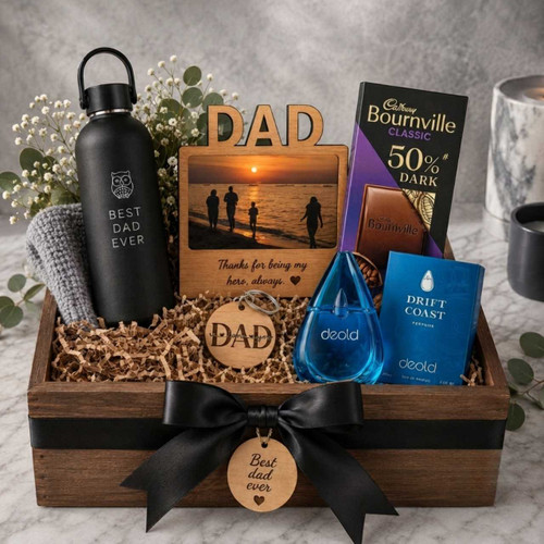 Luxe Personalised Dad Keepsake Box