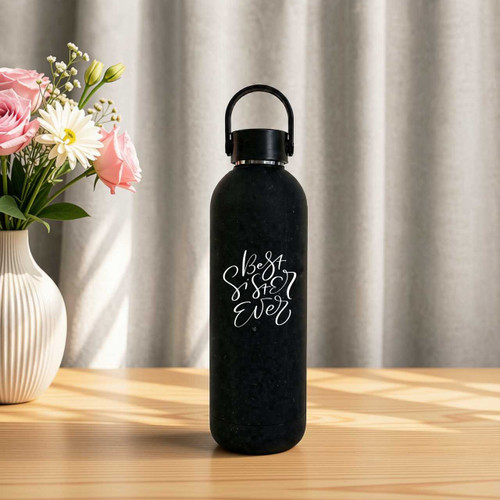 Best Sister Ever Matte Black Bottle DKG-1562