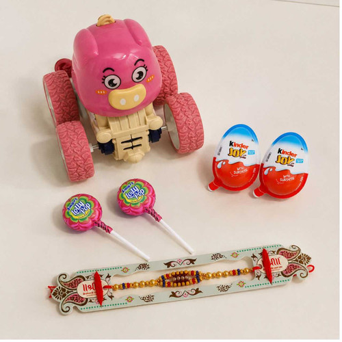 Climbing Car, Kinder Joy & Rakhi Gift Set DKG-1573
