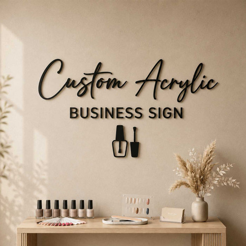 Custom 3D Acrylic Business Sign WP-14