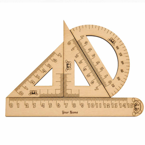 Personalized Panda Geometry Set WP-17