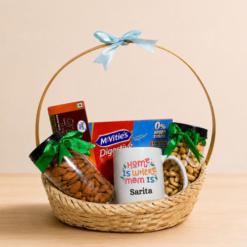 Home Is Where Mom Is Healthy Gift Basket