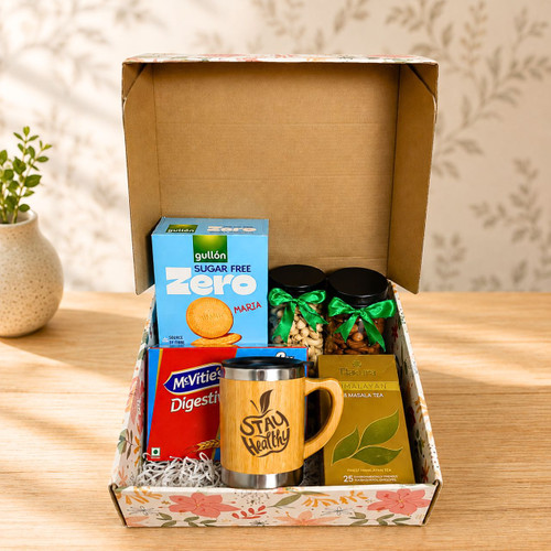 Wellness Gift Box With Dry Nuts & Snacks